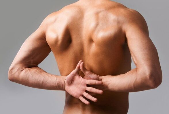 back pain with spinal osteonecrosis