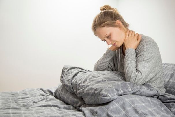 Neck pain due to cervical spondylosis