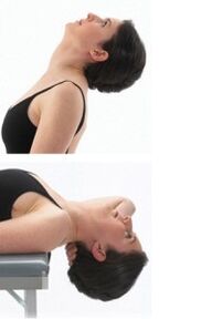 Gymnastics for the neck for osteoarthritis